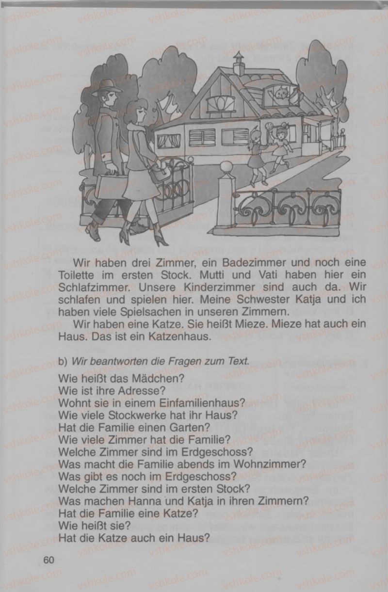 Страница 60 | Підручник Німецька мова 4 клас Н.П. Басай 2006