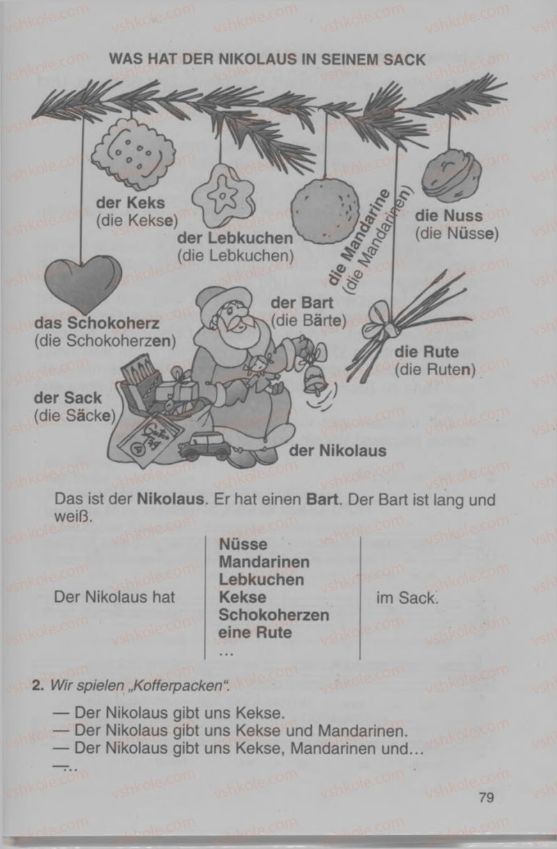 Страница 79 | Підручник Німецька мова 4 клас Н.П. Басай 2006