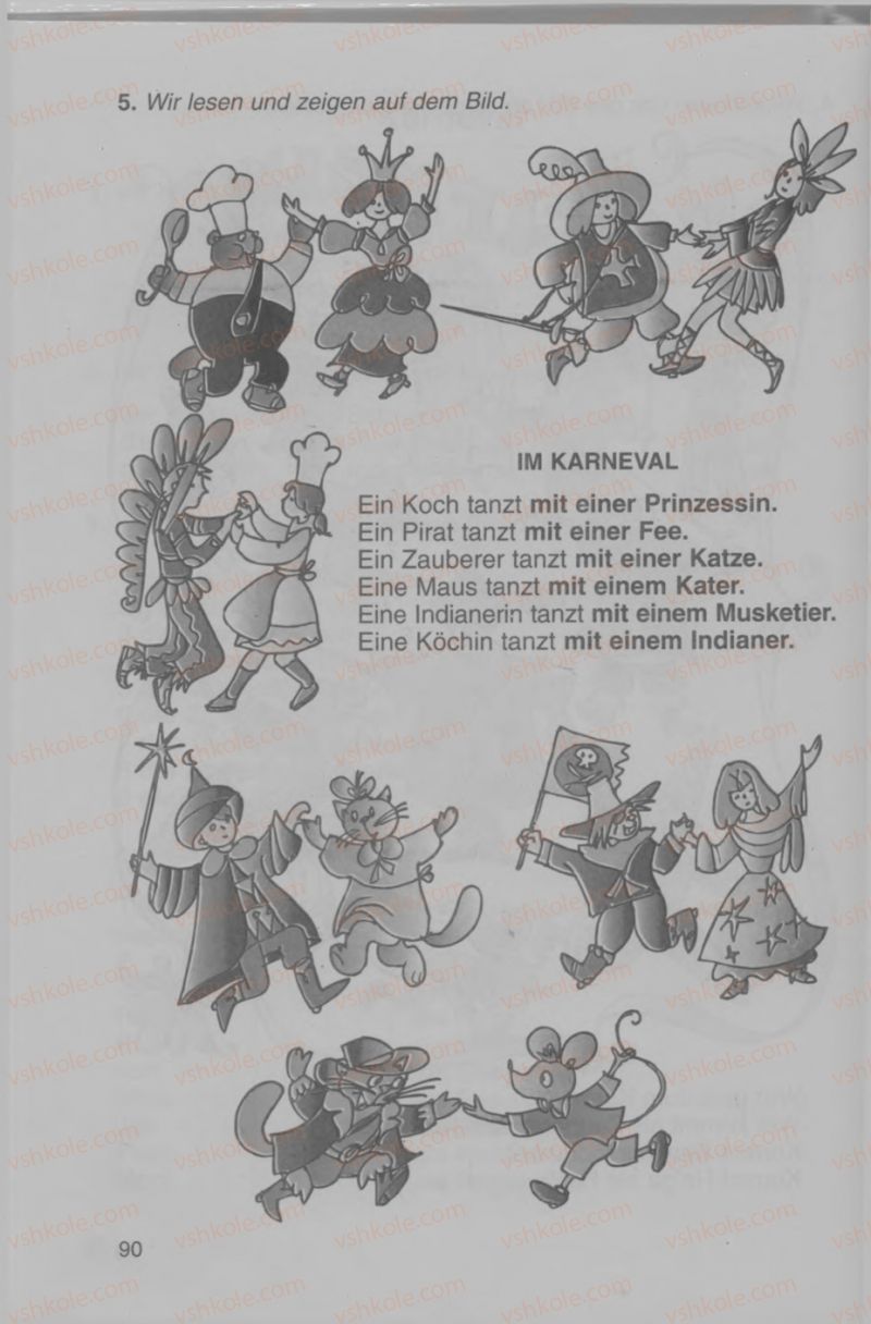 Страница 90 | Підручник Німецька мова 4 клас Н.П. Басай 2006
