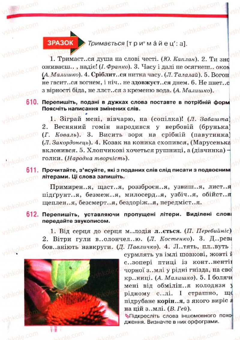 Страница 279 | Підручник Українська мова 5 клас О.П. Глазова, Ю.Б. Кузнецов 2005