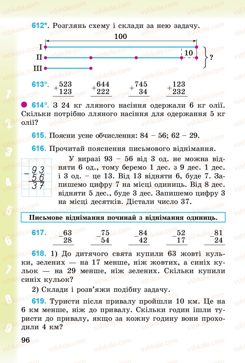 Страница 96 | Підручник Математика 3 клас М.В. Богданович, Г.П. Лишенко 2014