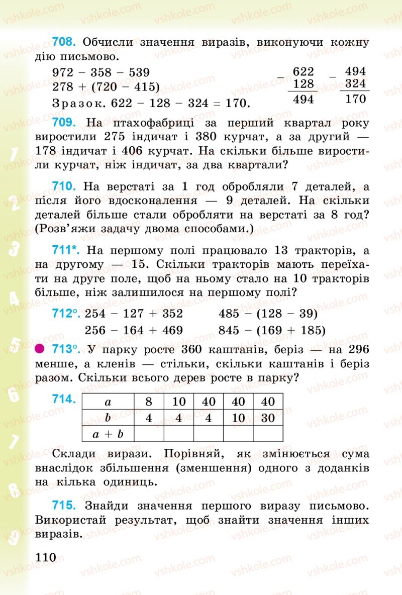 Страница 110 | Підручник Математика 3 клас М.В. Богданович, Г.П. Лишенко 2014