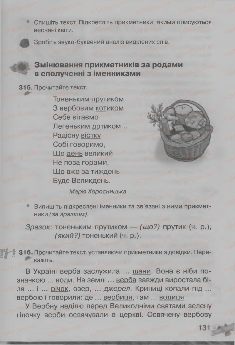 Страница 131 | Підручник Українська мова 3 клас М.Д. Захарійчук, А.І. Мовчун 2013