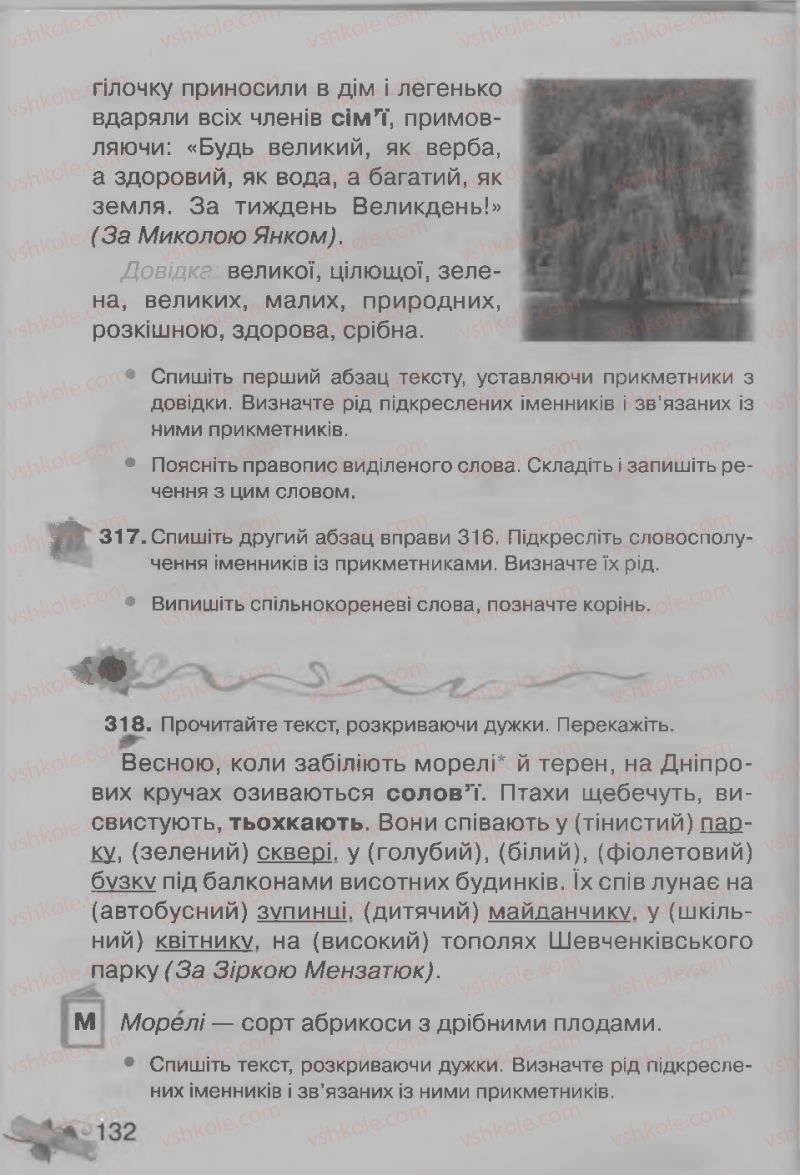 Страница 132 | Підручник Українська мова 3 клас М.Д. Захарійчук, А.І. Мовчун 2013