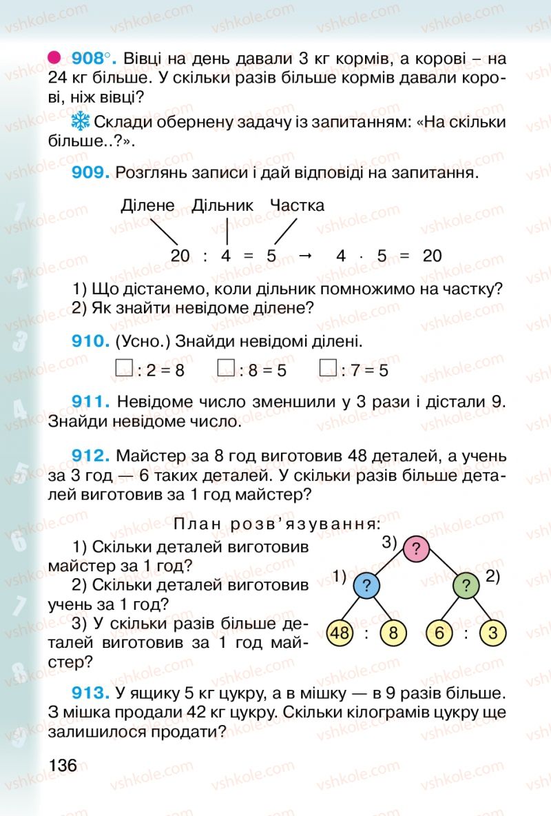Страница 136 | Підручник Математика 2 клас М.В. Богданович, Г.П. Лишенко 2012