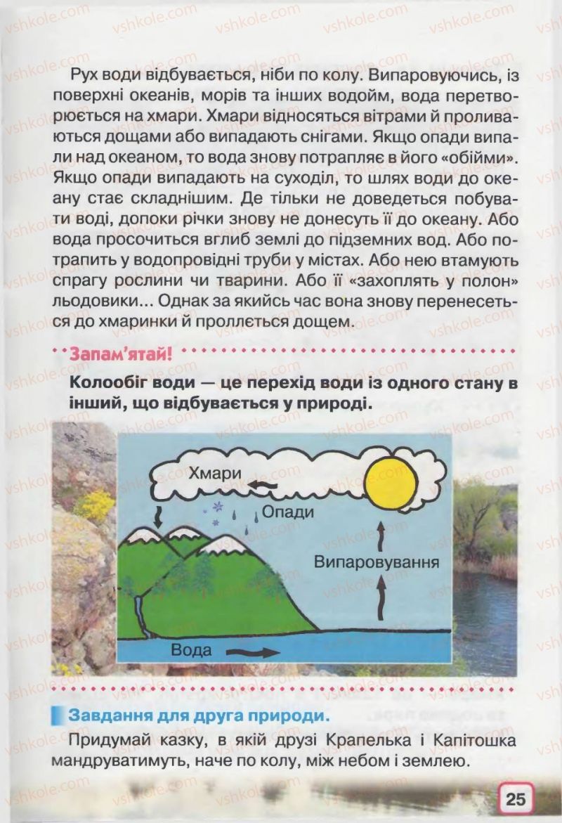 Страница 25 | Підручник Природознавство 2 клас І.В. Грущинська 2012