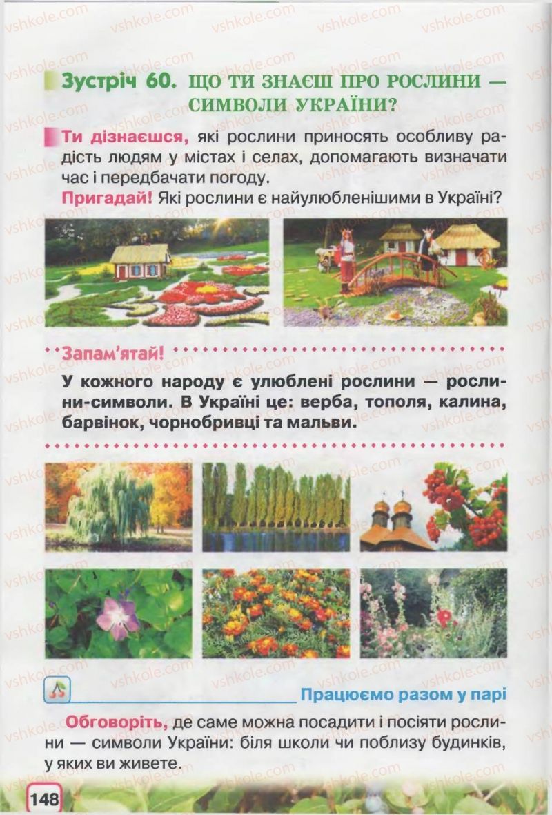 Страница 148 | Підручник Природознавство 2 клас І.В. Грущинська 2012