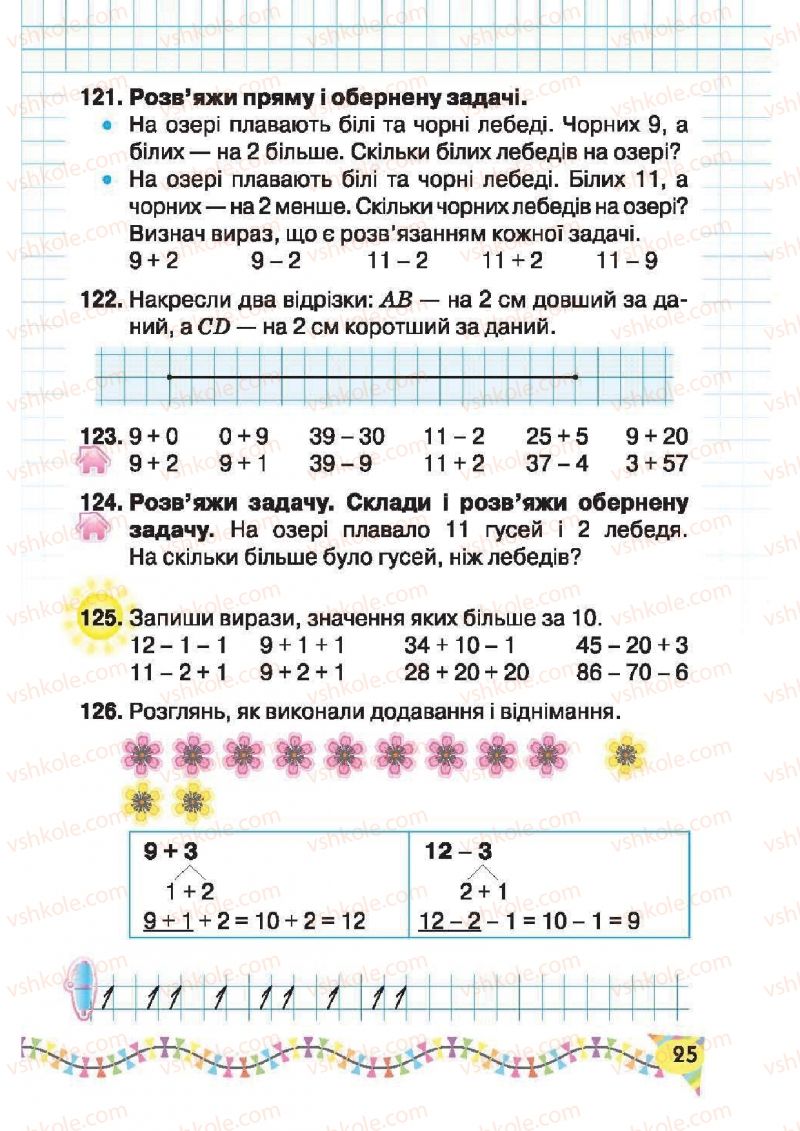 Страница 25 | Підручник Математика 2 клас Ф.М. Рівкінд, Л.В. Оляницька 2012