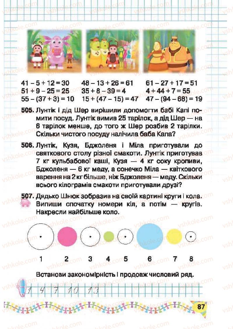 Страница 87 | Підручник Математика 2 клас Ф.М. Рівкінд, Л.В. Оляницька 2012