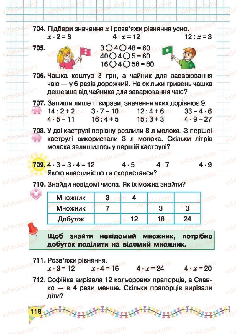 Страница 118 | Підручник Математика 2 клас Ф.М. Рівкінд, Л.В. Оляницька 2012