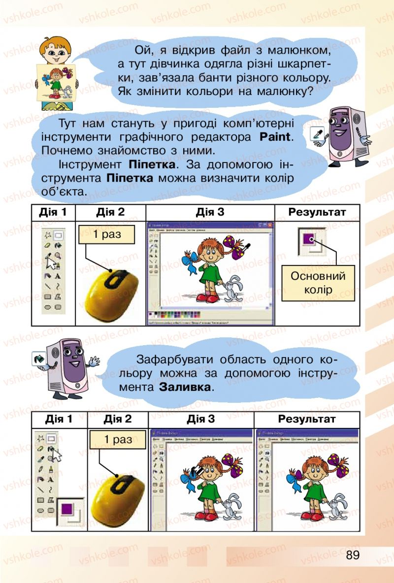 Страница 89 | Підручник Інформатика 2 клас О.В. Коршунова 2012