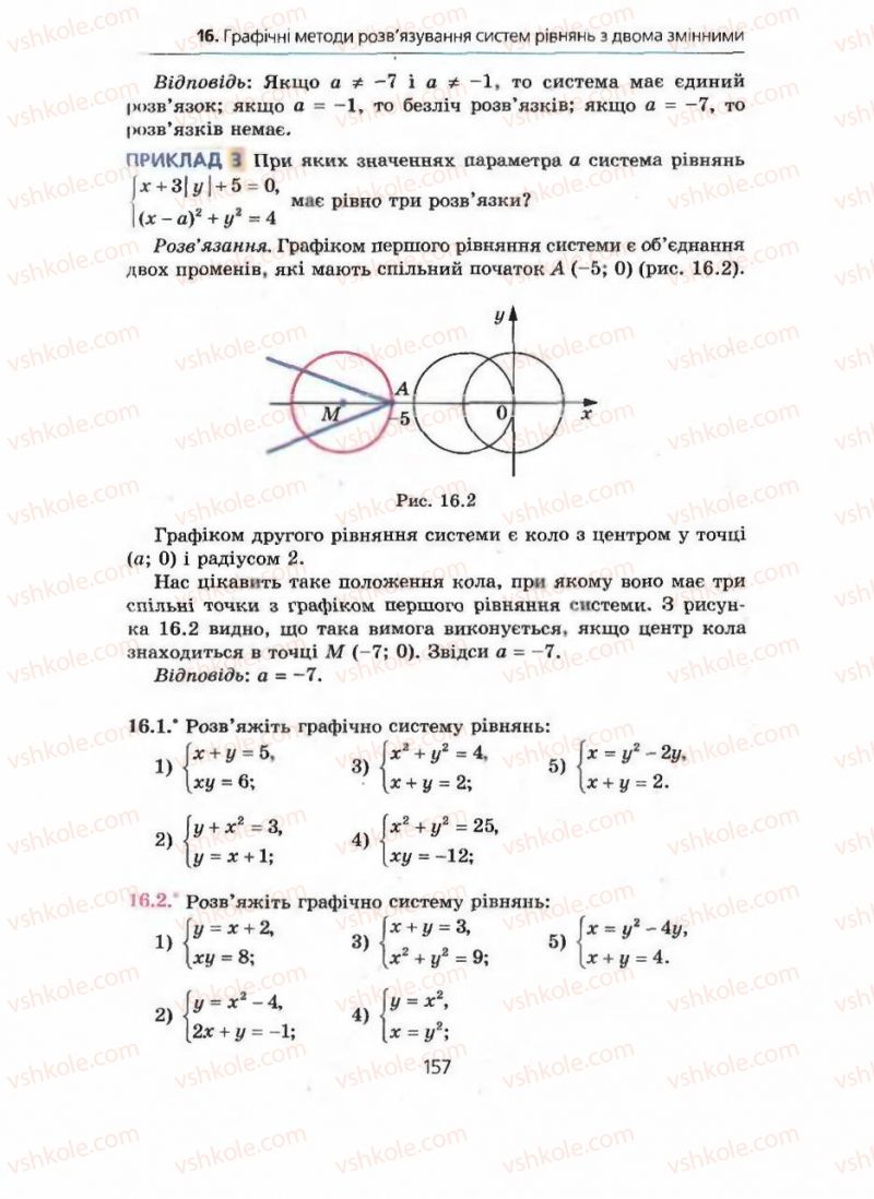 Страница 157 | Підручник Алгебра 9 клас А.Г. Мерзляк, В.Б. Полонський, М.С. Якір 2009 Поглиблений рівень вивчення