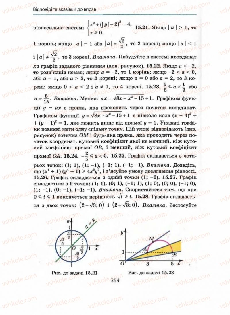 Страница 354 | Підручник Алгебра 9 клас А.Г. Мерзляк, В.Б. Полонський, М.С. Якір 2009 Поглиблений рівень вивчення