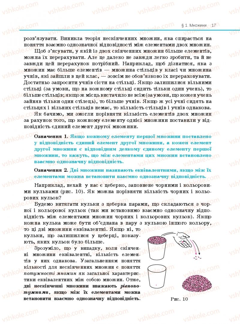 Страница 17 | Підручник Алгебра 10 клас Є.П. Нелін 2010 Профільний рівень