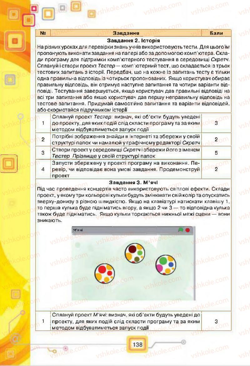 Страница 138 | Підручник Інформатика 7 клас Н.В. Морзе, О.В. Барна, В.П. Вембер, О.Г. Кузьмінська 2015