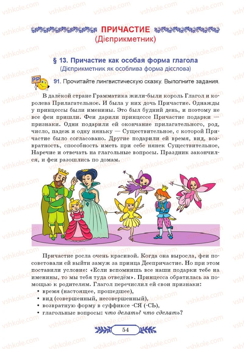 Страница 54 | Підручник Русский язык 7 клас М.В. Коновалова 2014