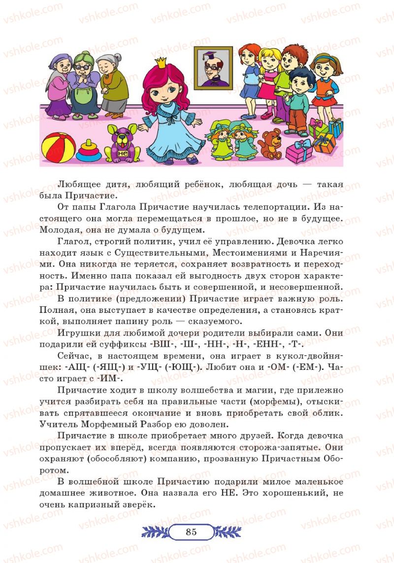 Страница 85 | Підручник Русский язык 7 клас М.В. Коновалова 2014