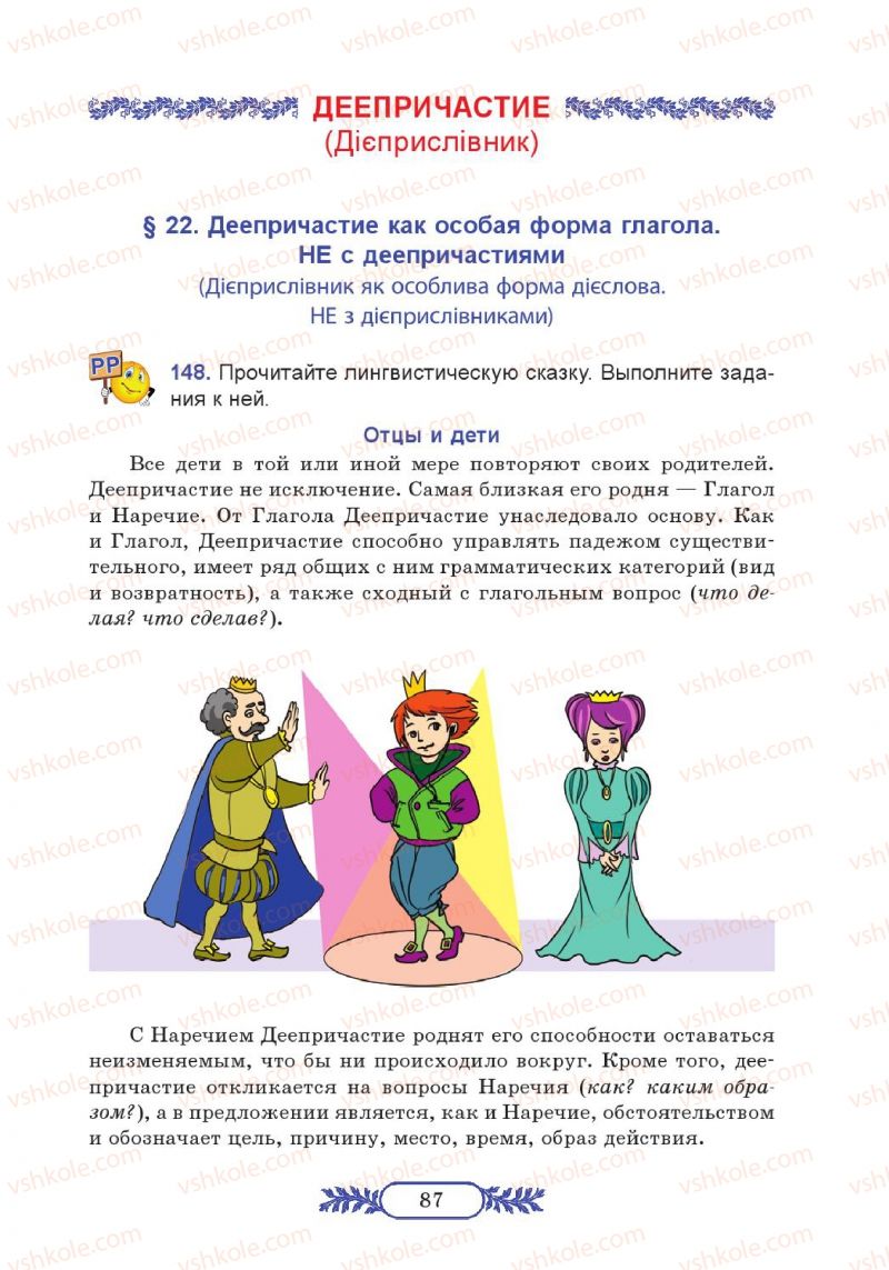 Страница 87 | Підручник Русский язык 7 клас М.В. Коновалова 2014