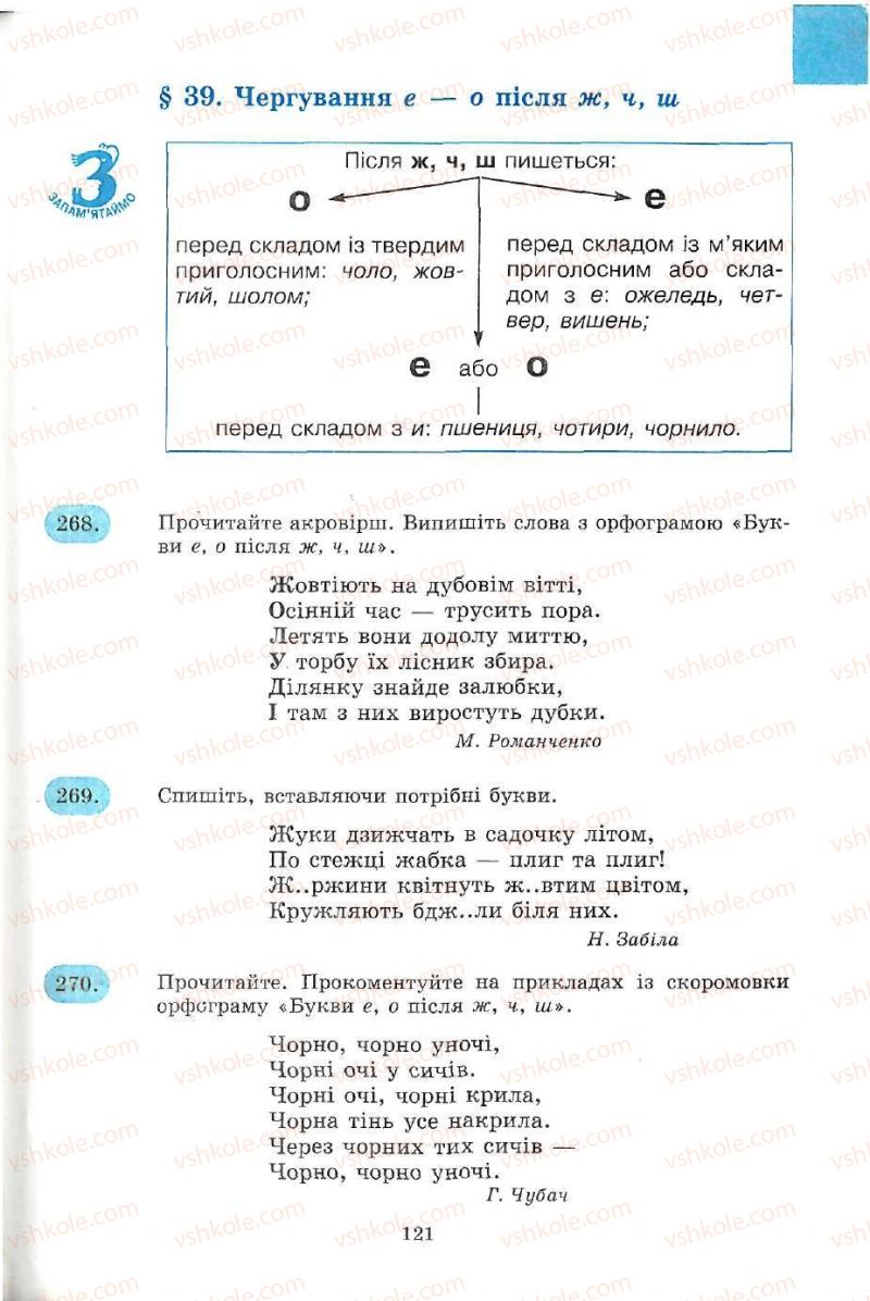 Страница 121 | Підручник Українська мова 5 клас С.Я. Єрмоленко, В.Т. Сичова 2005