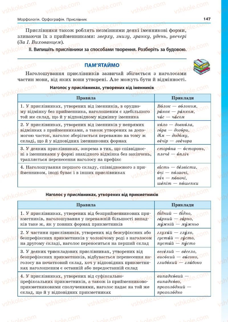 Страница 147 | Підручник Українська мова 7 клас Д.А. Кобцев 2015