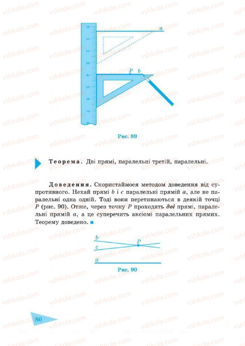Страница 80 | Підручник Геометрія 7 клас О.М. Роганін, А.М. Капіносов 2014