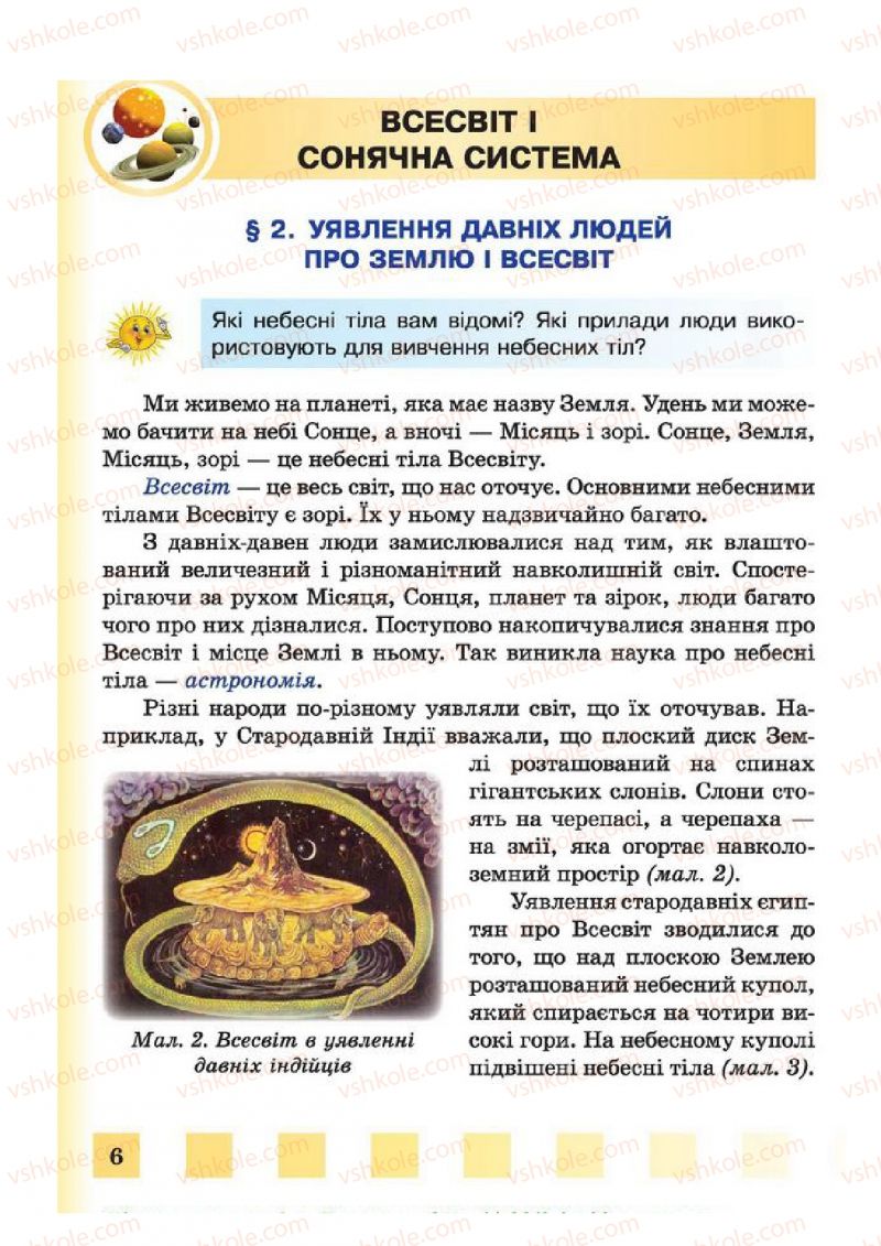 Страница 6 | Підручник Природознавство 4 клас І.І. Жаркова, Л.А. Мечник 2015