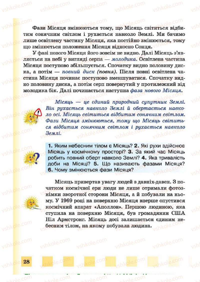 Страница 28 | Підручник Природознавство 4 клас І.І. Жаркова, Л.А. Мечник 2015