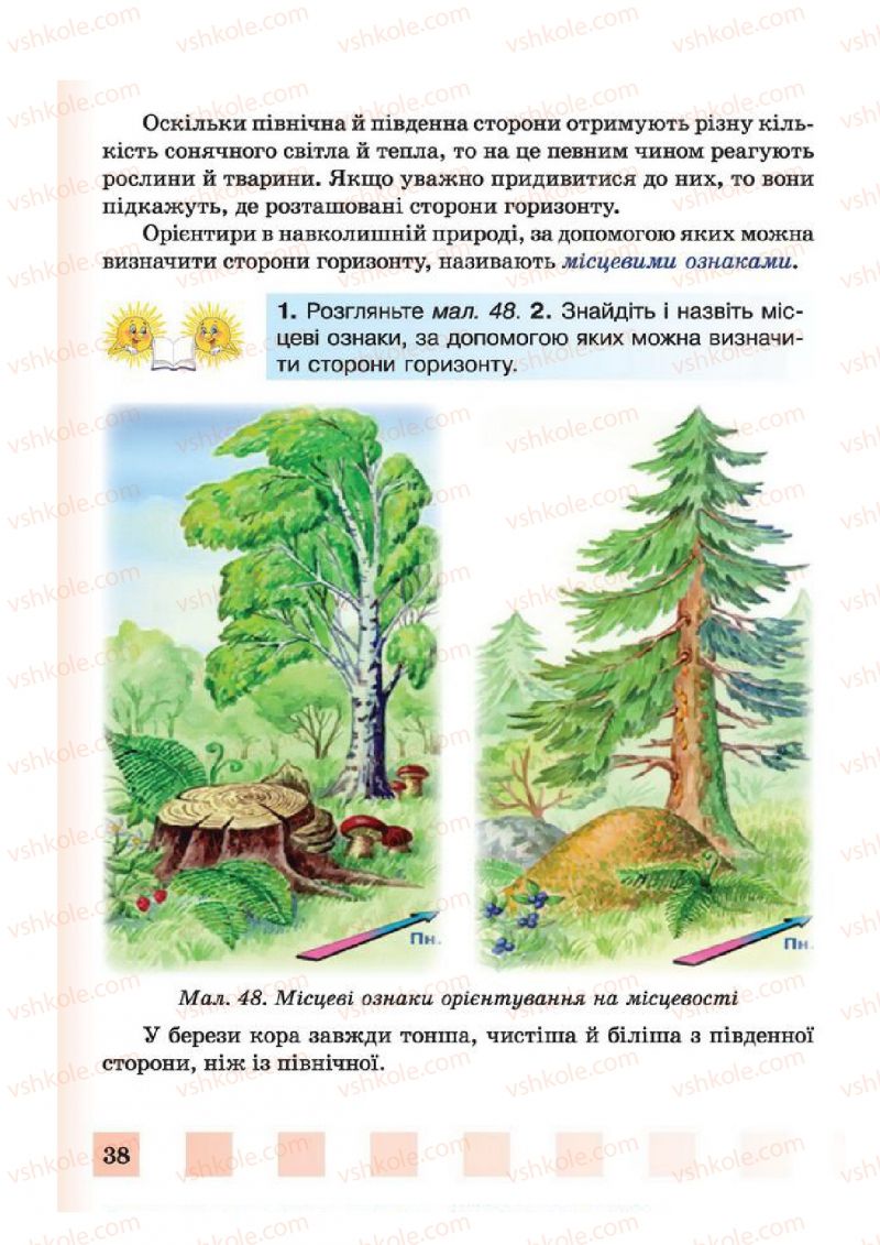 Страница 38 | Підручник Природознавство 4 клас І.І. Жаркова, Л.А. Мечник 2015