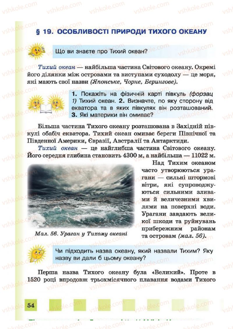 Страница 54 | Підручник Природознавство 4 клас І.І. Жаркова, Л.А. Мечник 2015