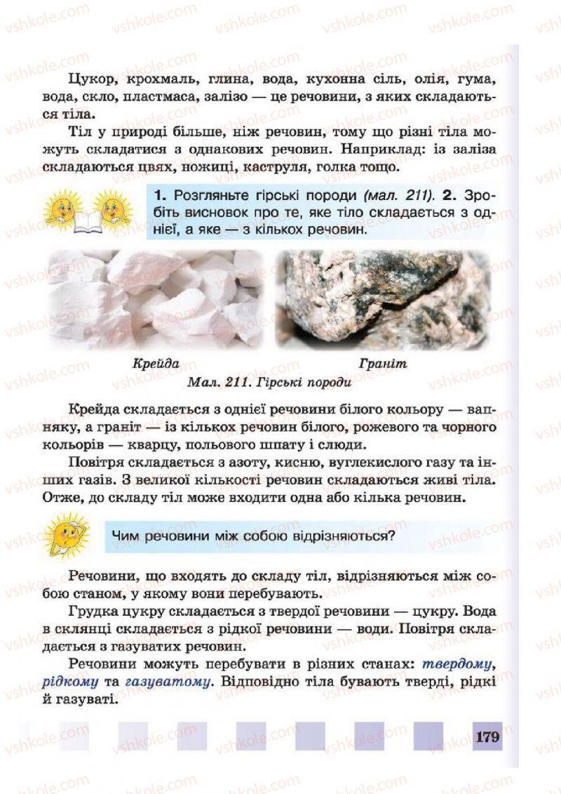 Страница 179 | Підручник Природознавство 4 клас І.І. Жаркова, Л.А. Мечник 2015