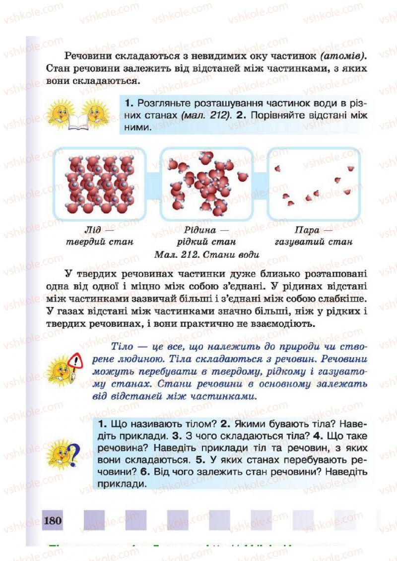 Страница 180 | Підручник Природознавство 4 клас І.І. Жаркова, Л.А. Мечник 2015