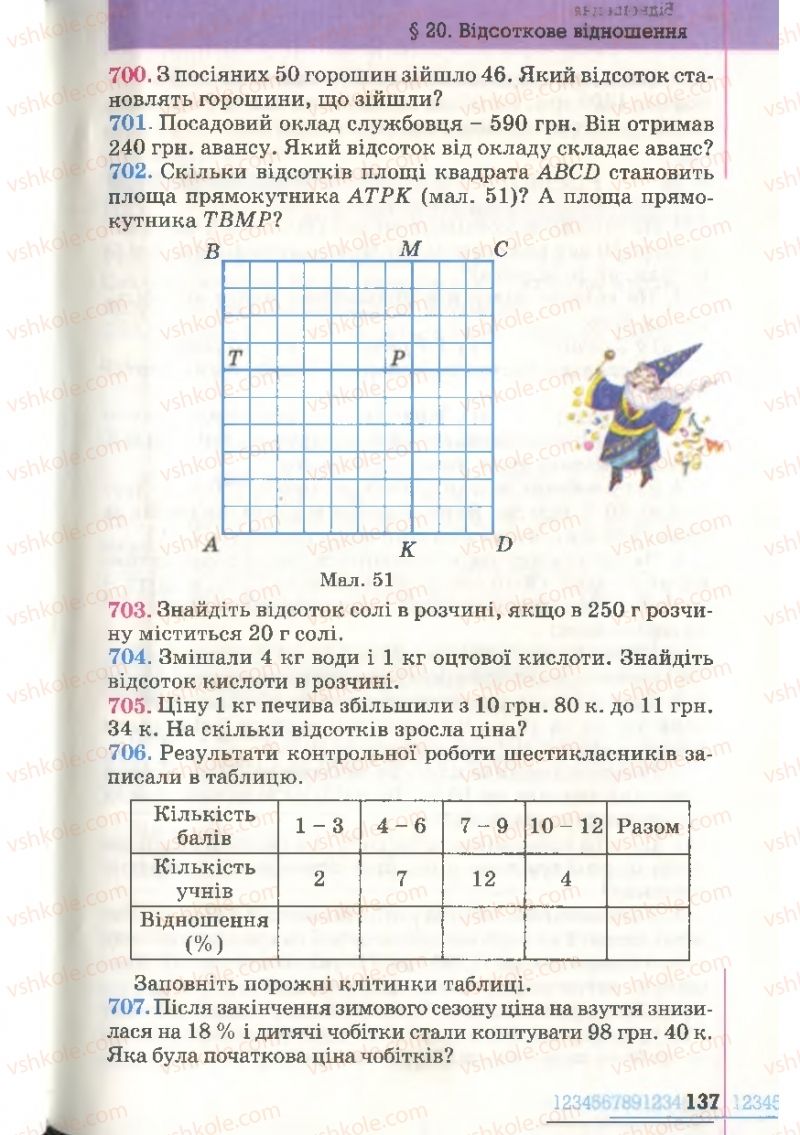 Страница 137 | Підручник Математика 6 клас Г.П. Бевз, В.Г. Бевз 2006