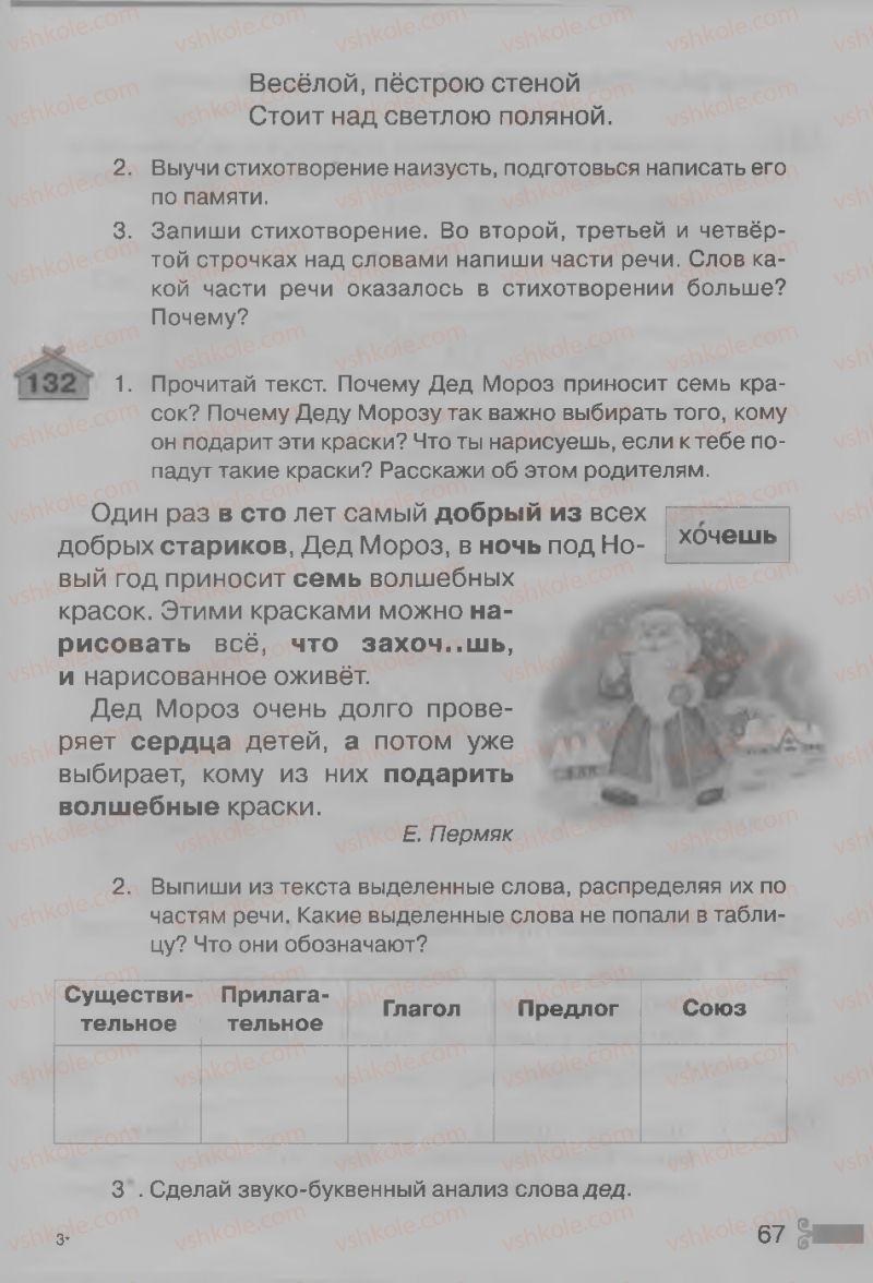 Страница 67 | Підручник Русский язык 3 клас А.Н. Рудяков, И.Л. Челышева 2013