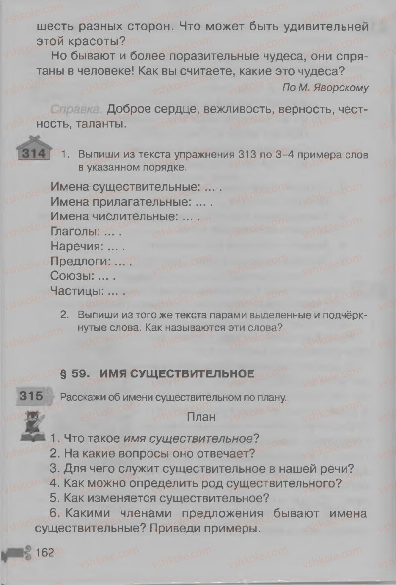 Страница 162 | Підручник Русский язык 3 клас А.Н. Рудяков, И.Л. Челышева 2013