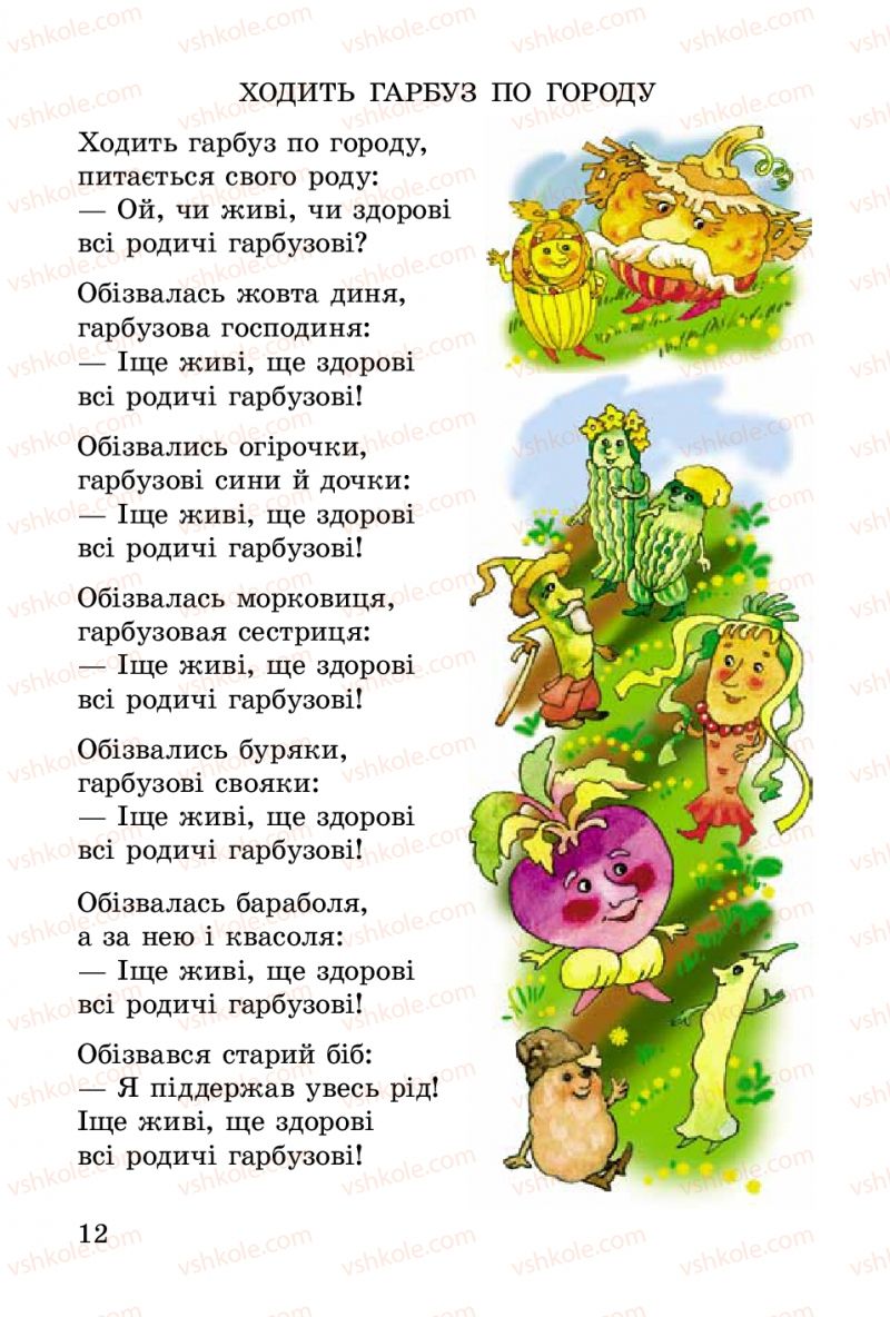 Страница 12 | Підручник Українська література 2 клас В.О. Науменко 2012