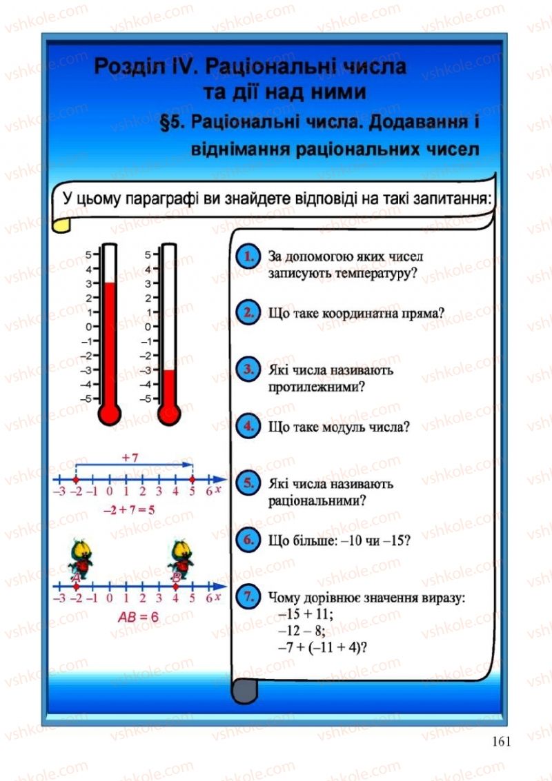 Страница 161 | Підручник Математика 6 клас Г.М. Янченко, В.Р. Кравчук 2006