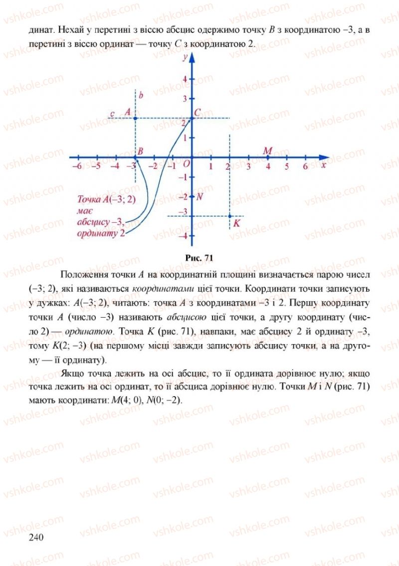 Страница 240 | Підручник Математика 6 клас Г.М. Янченко, В.Р. Кравчук 2006