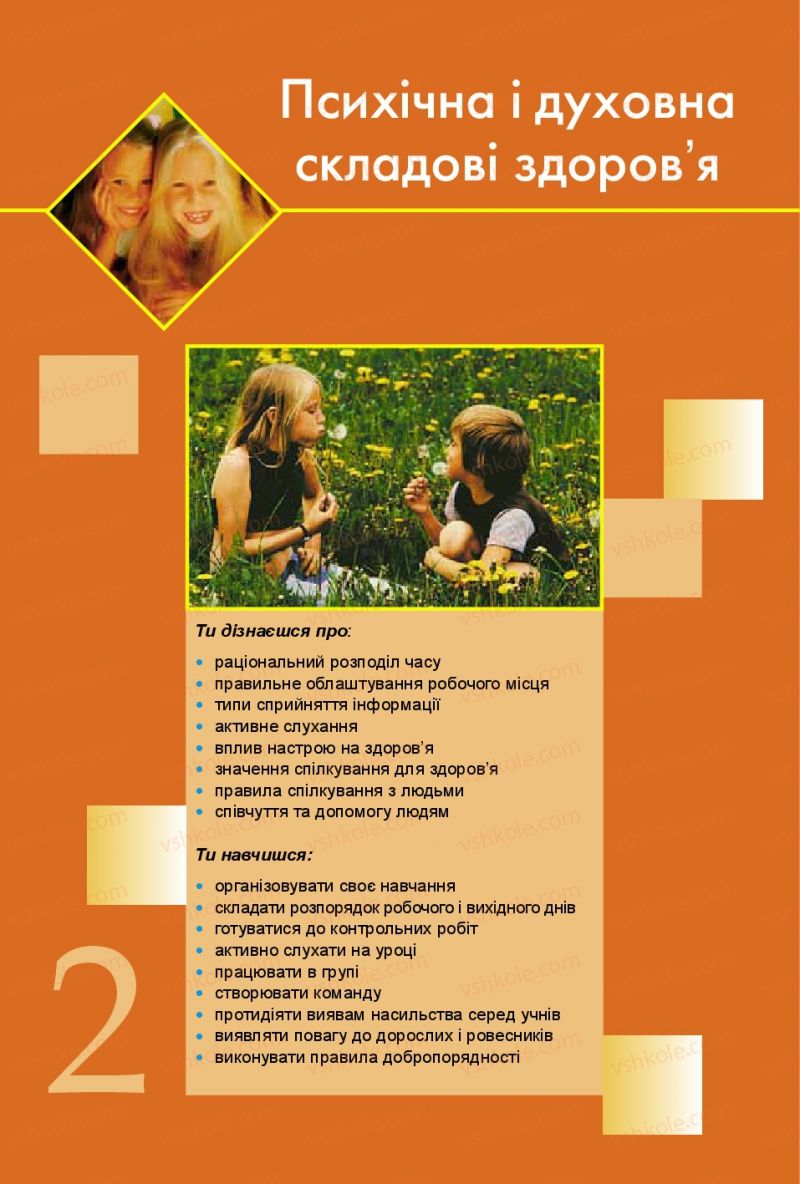 Страница 40 | Підручник Основи здоров'я 5 клас Т.Є. Бойченко, C.B. Василенко, H.І. Гущина 2013