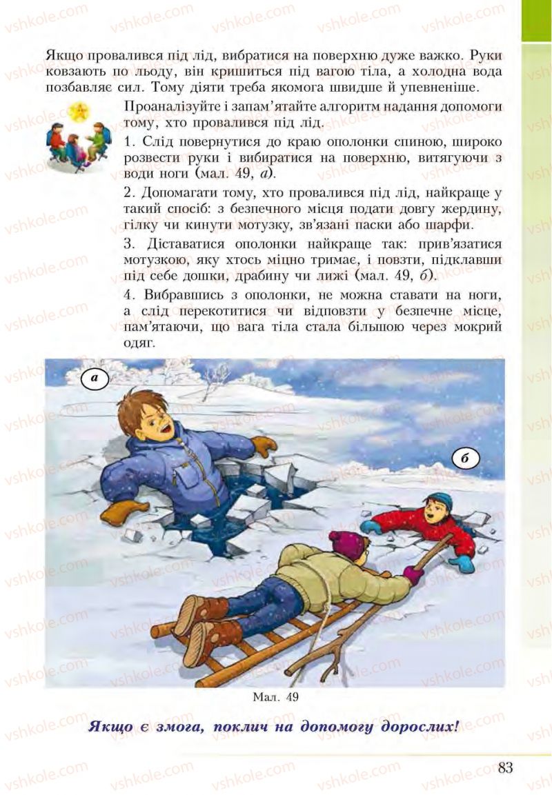 Страница 83 | Підручник Основи здоров'я 5 клас І.Д. Бех, Т.В. Воронцова, В.С. Пономаренко, С.В. Страшко 2013