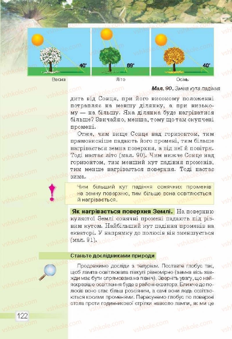 Страница 122 | Підручник Природознавство 5 клас О.Г. Ярошенко, В.М. Бойко 2013