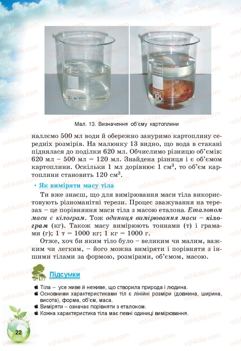Страница 22 | Підручник Природознавство 5 клас Т.В. Коршевнюк, В.І. Баштовий 2013