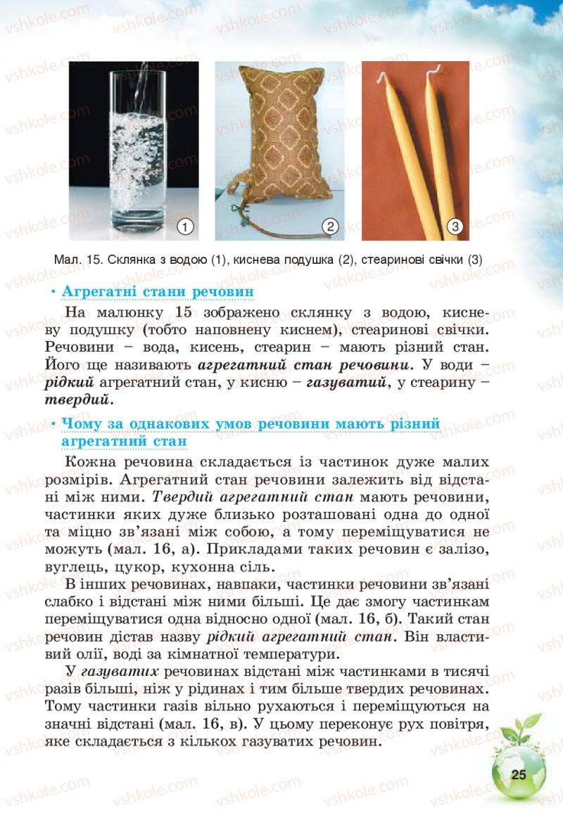 Страница 25 | Підручник Природознавство 5 клас Т.В. Коршевнюк, В.І. Баштовий 2013