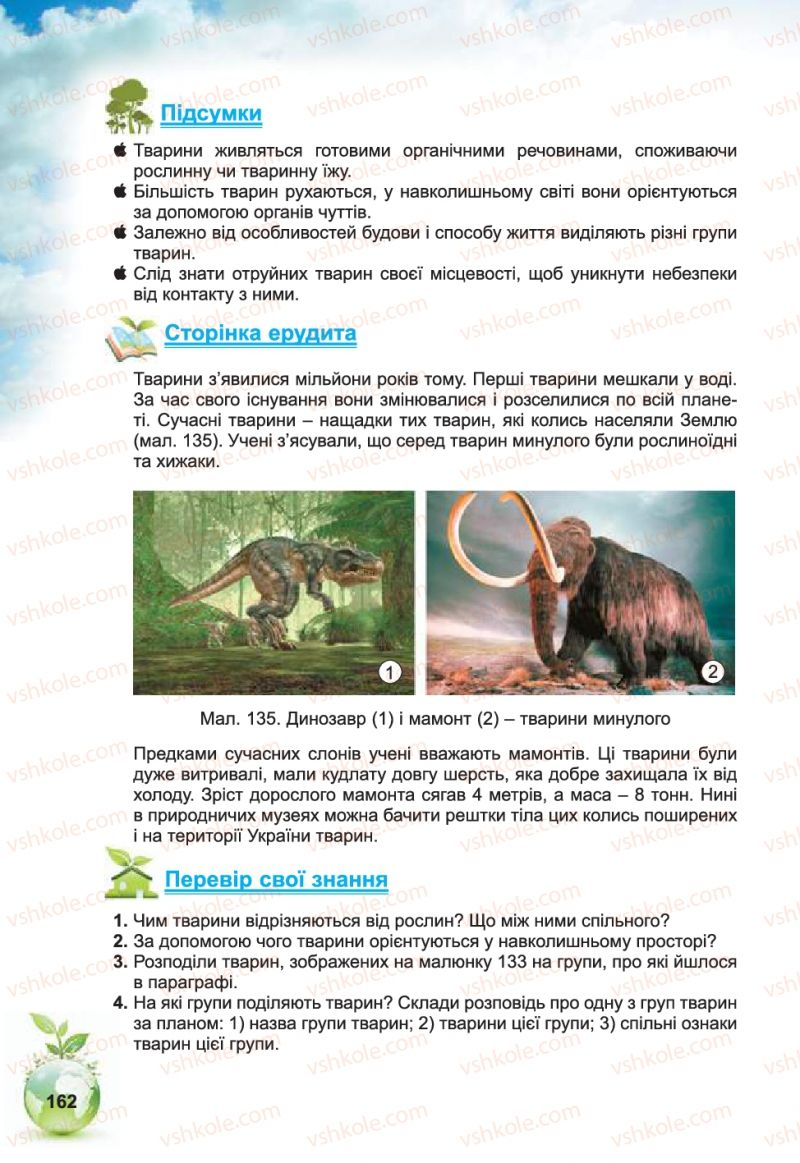 Страница 162 | Підручник Природознавство 5 клас Т.В. Коршевнюк, В.І. Баштовий 2013