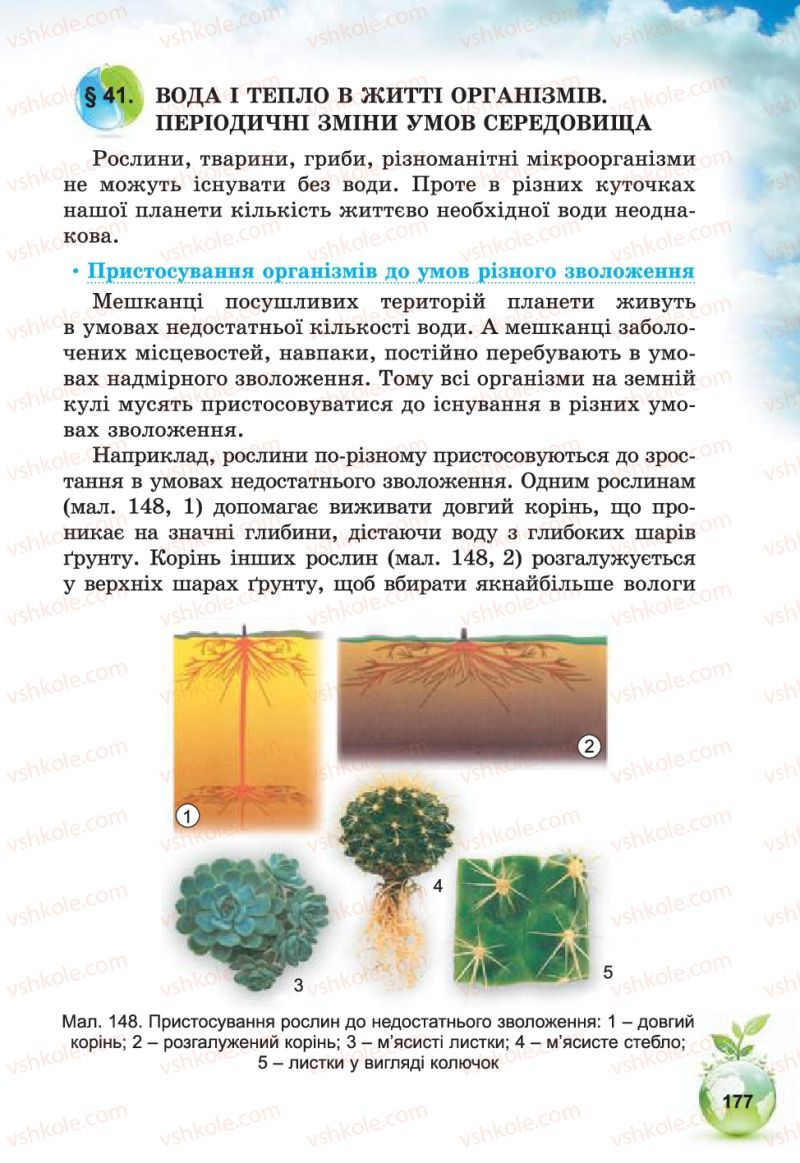 Страница 177 | Підручник Природознавство 5 клас Т.В. Коршевнюк, В.І. Баштовий 2013