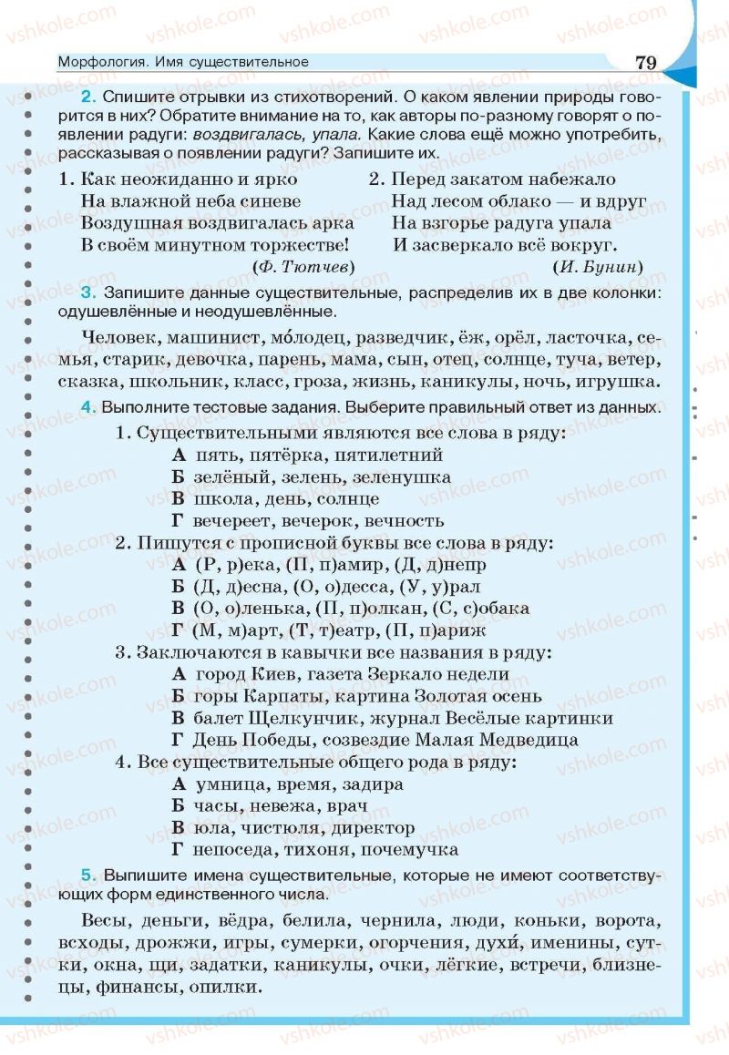 Страница 79 | Підручник Русский язык 6 клас Е.И. Быкова, Л.В. Давидюк, Е.С. Снитко, Е.Ф. Рачко 2014