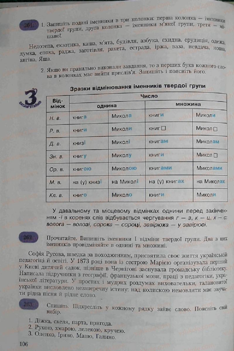 Страница 106 | Підручник Українська мова 6 клас С.Я. Єрмоленко, В.Т. Сичова 2006