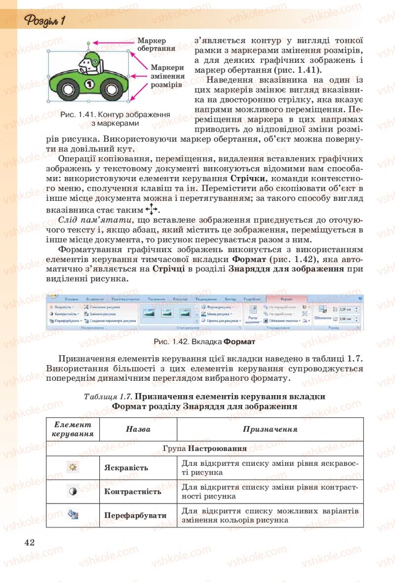 Страница 42 | Підручник Інформатика 10 клас Й.Я. Ривкінд, Т.І. Лисенко, Л.А. Чернікова, В.В. Шакотько 2010 Рівень стандарту