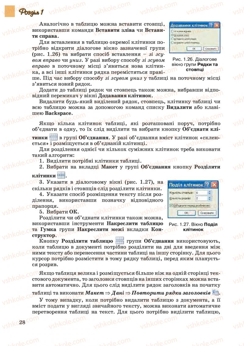 Страница 28 | Підручник Інформатика 10 клас Й.Я. Ривкінд, Т.І. Лисенко, Л.А. Чернікова, В.В. Шакотько 2010 Академічний, профільний рівні