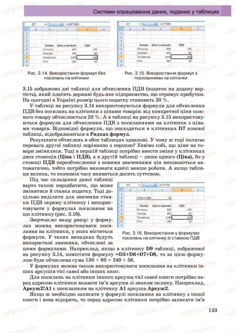 Страница 133 | Підручник Інформатика 10 клас Й.Я. Ривкінд, Т.І. Лисенко, Л.А. Чернікова, В.В. Шакотько 2010 Академічний, профільний рівні