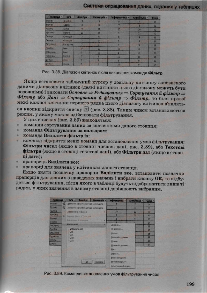 Страница 199 | Підручник Інформатика 10 клас Й.Я. Ривкінд, Т.І. Лисенко, Л.А. Чернікова, В.В. Шакотько 2010 Академічний, профільний рівні